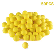 Bolas de juguete de espuma recargables para niños, paquete de 50, suaves y brillantes, seguras para niños, 5 cm