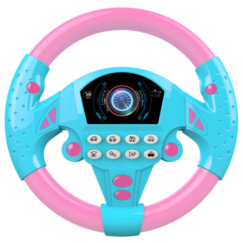 Volante eléctrico 23*3.5*23 cm 2x AA luces 1