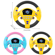 Volante eléctrico 23*3.5*23 cm 2x AA luces