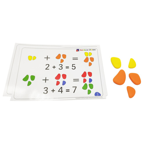 70 Stück Regenbogen-Kieselsteine 201510 cm Sortiersteine 2
