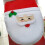 Weihnachtsmuster schimmelfestes Badset 56x58 cm 4