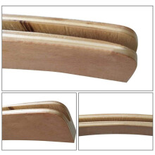 Portatarjetas de madera 333.51 cm, Color madera, 1 pieza de soporte