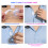 Cinta de doble cara para ropa 5001.6 cm Transparente 3
