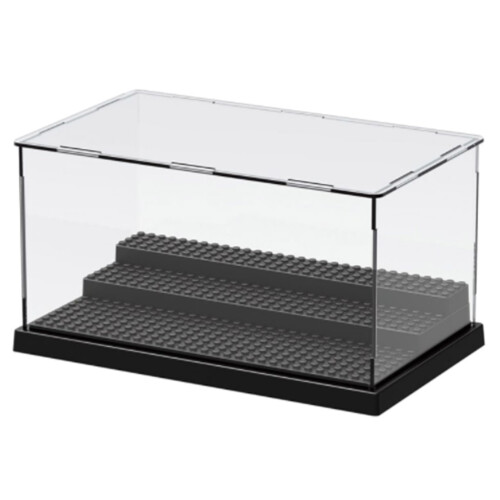 3 Steps Display Case Acrylic Box Dustproof Display Case for Blocks Plastic Display Box 1