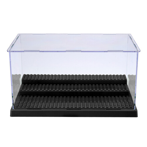 3 Steps Display Case Acrylic Box Dustproof Display Case for Blocks Plastic Display Box 2