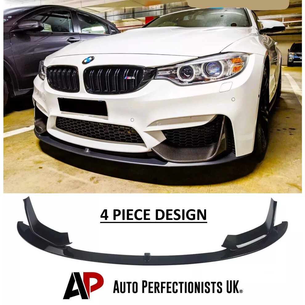 For Bmw M3 M4 F80 F82 F83 Front Splitter Spoiler Lip M Performance 14-20 5061072664977