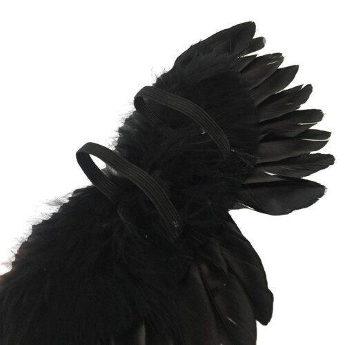 Modell Mini Engelsflügel-Requisite 2010 cm Schwarz/Weiß