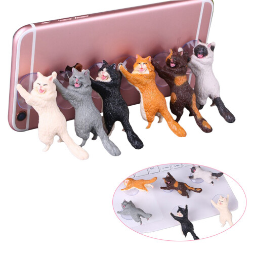 Cat Sucker Handyhalterung, 6 Stück, 6 cm, Multicolor 1
