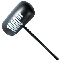 1000-Tonnen Hammer Streichspielzeug, 35x16 cm, Schwarz