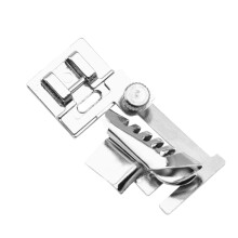 Prensatelas para cinta de sesgo de acero inoxidable 5,2 2 cm Plateado