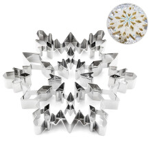 3D-Schneeflocken-Backform, silber, 192,5 cm, 130 g