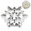 3D-Schneeflocken-Backform, silber, 192,5 cm, 130 g 1