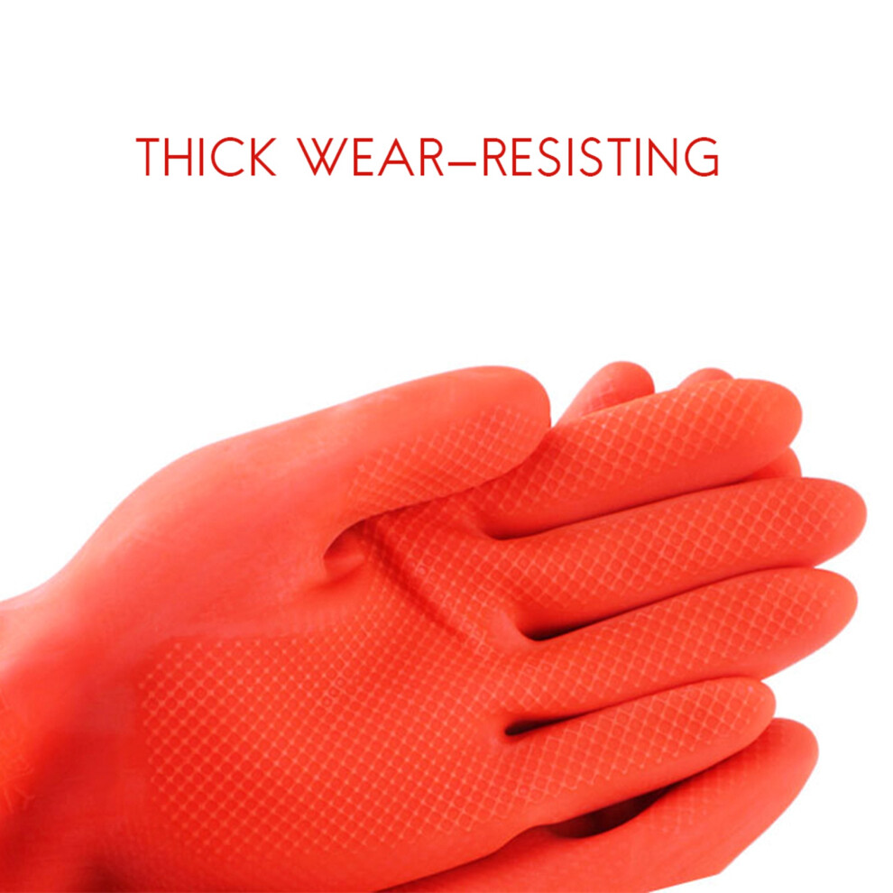 56Cm Latex Gauntlets Aquarium Fish Tank Industrial Thick Protective Gloves Wear Resistant Gloves 9331320964422