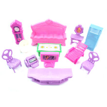 22-teiliges Puppenhaus-Set - 9,5 11,5 cm, zufällige Farbe