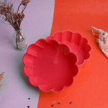 Runde Silikon-Quicheformen 2 Stück Antihaft-Backofen geeignet für einfaches Backen & Reinigen