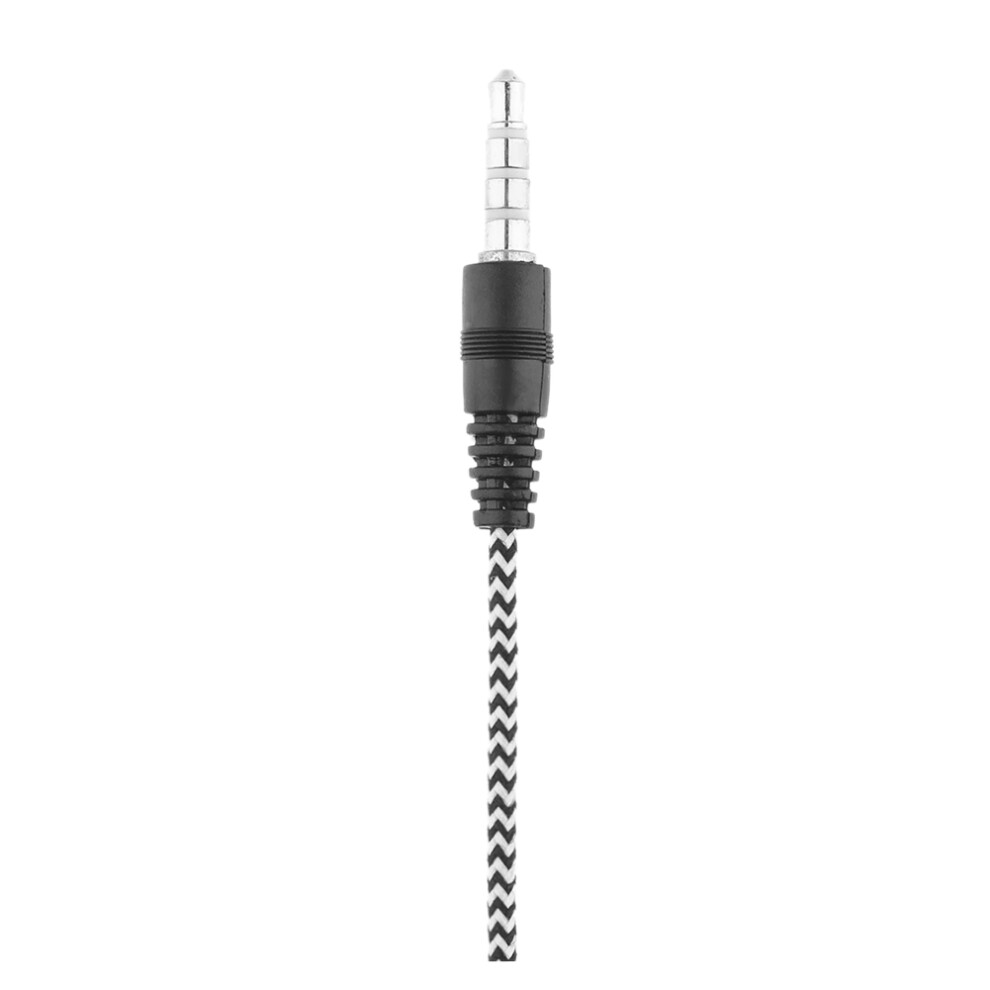 Sports Ear Hook Padded Stereo Over The Ear Headphones Headset With Braided Cable Mic Control 4991320967097