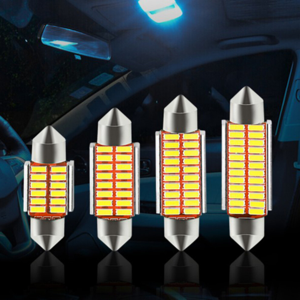 C5W C10W 31mm 36mm 39mm 41mm Festoon 4014 LED Car Inteiror Bulb License Plate Light 12V 3W