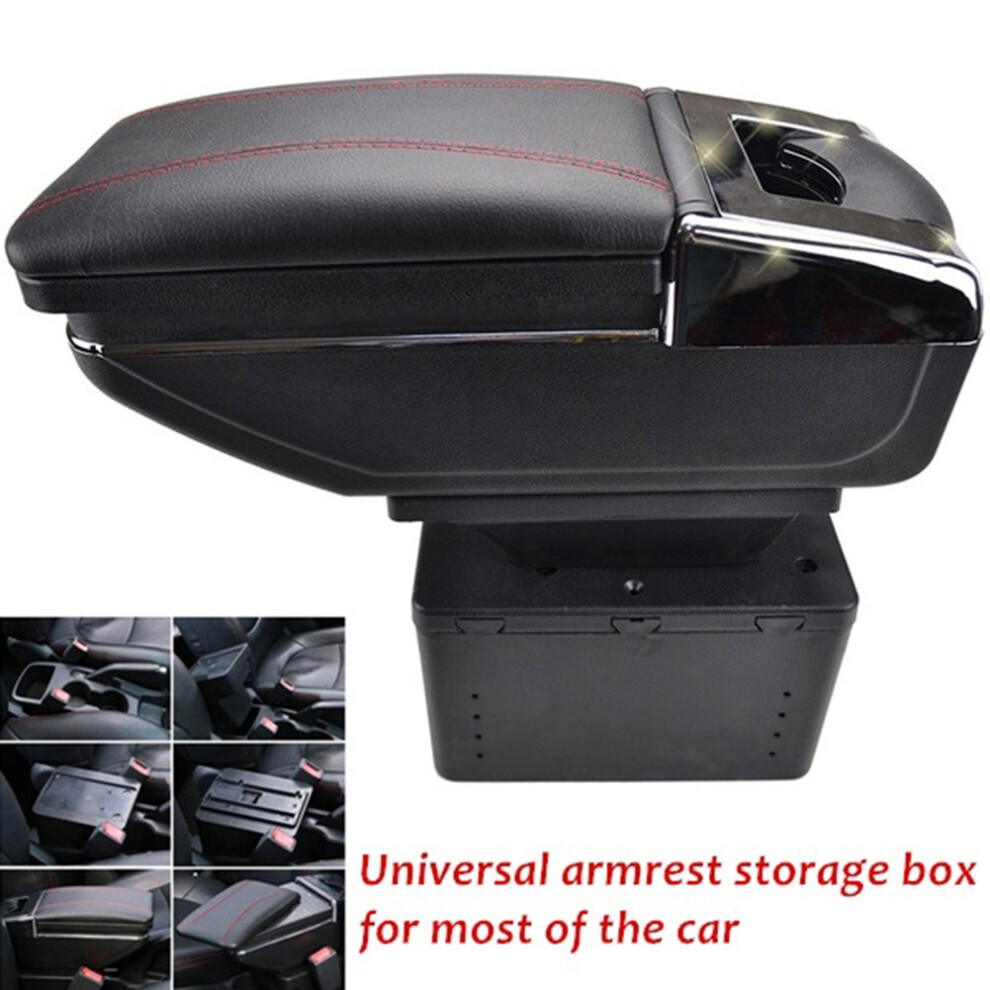Universal Car Armrest Arm Rest Storage Box Center Console Storage Box 9311320967463