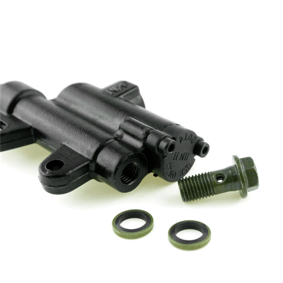 10Mm Metal Rear Brake Master Cylinder Pump For Dirt Bike Atv Motorcycle Black 9481320967630