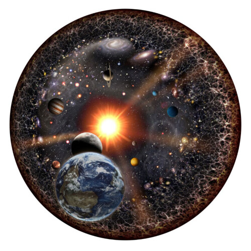 1000 piezas de rompecabezas del sistema solar 67.6cm multicolor 1