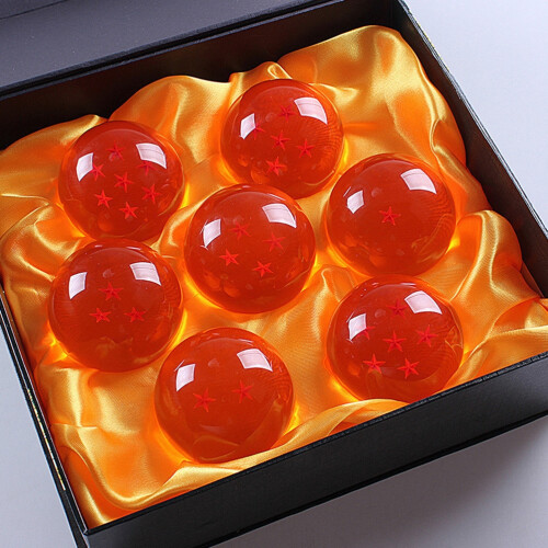 7 piezas de bolas de cristal Dragon Balls de 3,5 cm 2