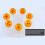 7 piezas de bolas de cristal Dragon Balls de 3,5 cm 5