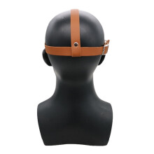 Máscara de médico de la peste de cuero PU con nariz alargada 45x23cm