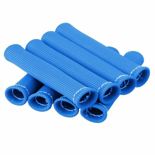 8 piezas 2500 botas de bujía LS1/LS2 6" negras 1