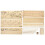 Modelo de velero de madera, 400*150*270mm, natural 13
