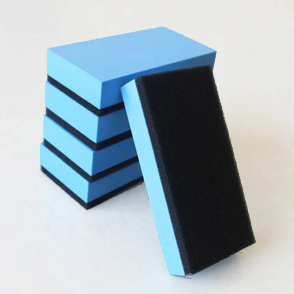 10Pcs Car Ceramic Coating Sponge Glass Nano Wax Coat Applicator Pads Blue/Black 4951320969040