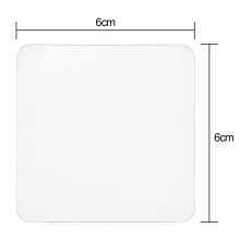 Wand-Gel-Pads, 20 Stück, doppelseitige klare Klebepads für Schlüssel, Handys und Autos