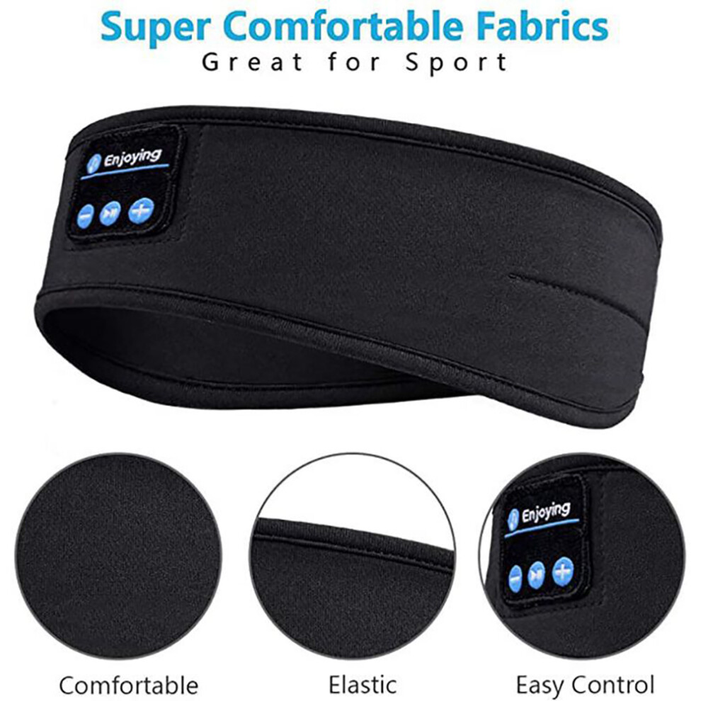 Sleep Headphones Bt Headband Soft Sleeping Wireless Music Sport Headbands Sleeping Headsets For Workout Running Yoga 5001320969287