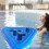 Posavasos inflable triangular de PVC 54 cm de largo 6,5 cm 7