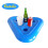 Posavasos inflable triangular de PVC 54 cm de largo 6,5 cm 8