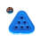 Posavasos inflable triangular de PVC 54 cm de largo 6,5 cm 9