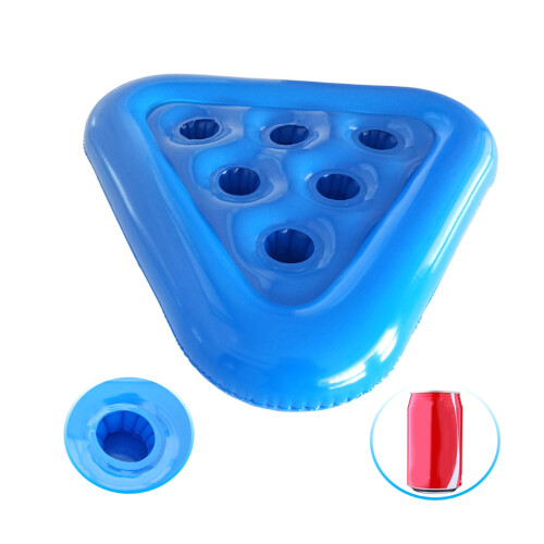 Posavasos inflable triangular de PVC 54 cm de largo 6,5 cm 1