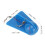 4er-Pack Blaues Plastik Rundes Bauch-Sprungbrett Boot 12