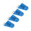 4er-Pack Blaues Plastik Rundes Bauch-Sprungbrett Boot 1