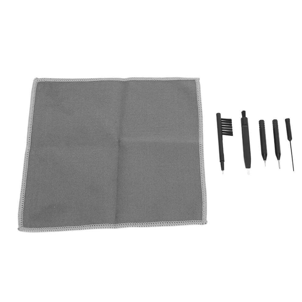 6pcs Hearing Aid Amplifier Cleaning Tools with Magnet Wax Loop Multifunction Brush Cleaner Kit for Earwax Removal