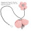 Blumen-Design Hörgeräteclip Nylon-Lanyard 3