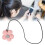 Blumen-Design Hörgeräteclip Nylon-Lanyard 16