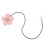 Blumen-Design Hörgeräteclip Nylon-Lanyard 8