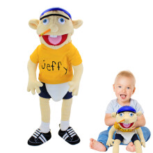 Títere de mano de niño de dibujos animados peluche 60cm algodón PP suave