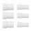 Convertidor de expulsor de saliva 10 pares de PP blanco 1