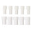 Convertidor de expulsor de saliva 10 pares de PP blanco 16