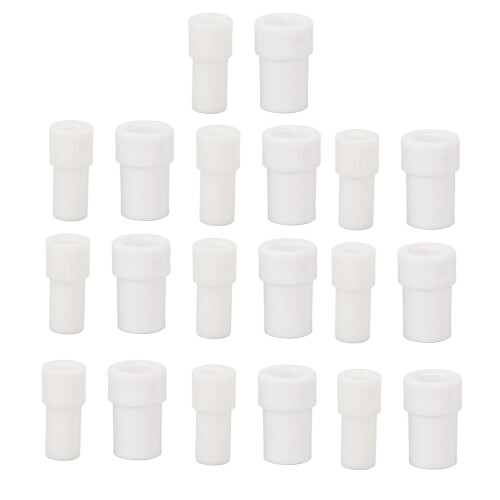 Convertidor de expulsor de saliva 10 pares de PP blanco 1