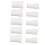Convertidor de expulsor de saliva 10 pares de PP blanco 15