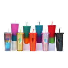 710 ml / 24 oz Nieten-Tumbler 22,810,410,4 cm Farben