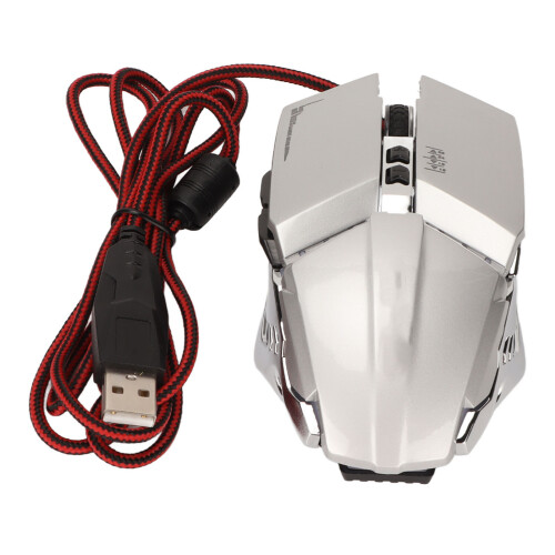 Ergonomische Gaming-Maus 1200/1600/2400/3200 Silber 1