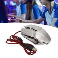 Ergonomische Gaming-Maus 1200/1600/2400/3200 Silber